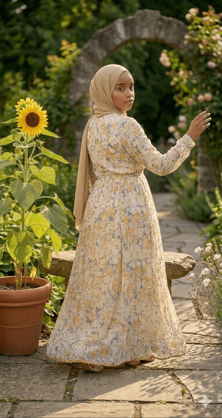 Chiffon Floral Print Maxi Dress - ZIZI Boutique