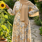 Chiffon Floral Print Maxi Dress - ZIZI Boutique