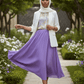Chiffon Pleated Women's Maxi Skirt - ZIZI Boutique