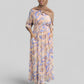 Chiffon Swirl Print Maxi Dress - ZIZI Boutique