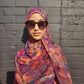 Chiffon XL Print Hijab — Rainbow Burst (Print 5) - ZIZI Boutique