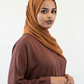 Classic Chiffon Hijab — Caramel - ZIZI Boutique