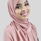 Classic Chiffon Hijab — Dark Stone Pink - ZIZI Boutique