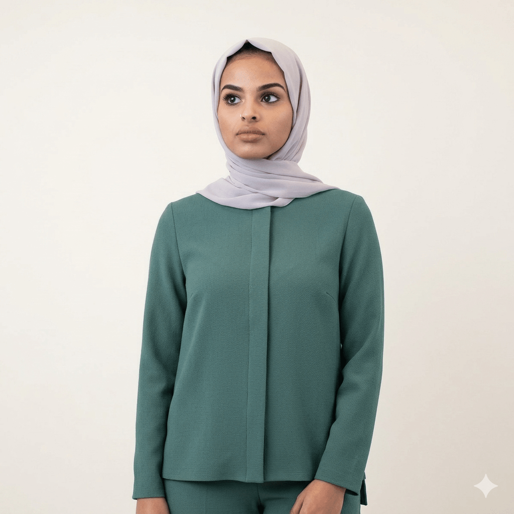 Classic Chiffon Hijab — Light Grey - ZIZI Boutique