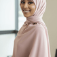 Classic Chiffon Hijab — Light Stone Pink - ZIZI Boutique