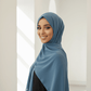 Classic Chiffon Hijab — Light Turquoise - ZIZI Boutique