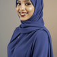 Classic Chiffon Hijab — Midnight Blue - ZIZI Boutique