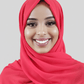 Classic Chiffon Hijab - Red - ZIZI Boutique