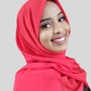 Classic Chiffon Hijab — Red - ZIZI Boutique