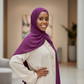 Classic Chiffon Hijab Violet - ZIZI Boutique