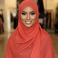 Classic Cotton Hijab — Red - ZIZI  Boutique