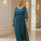 Cleopatra Chiffon Maxi Dress FINAL SALE - ZIZI Boutique
