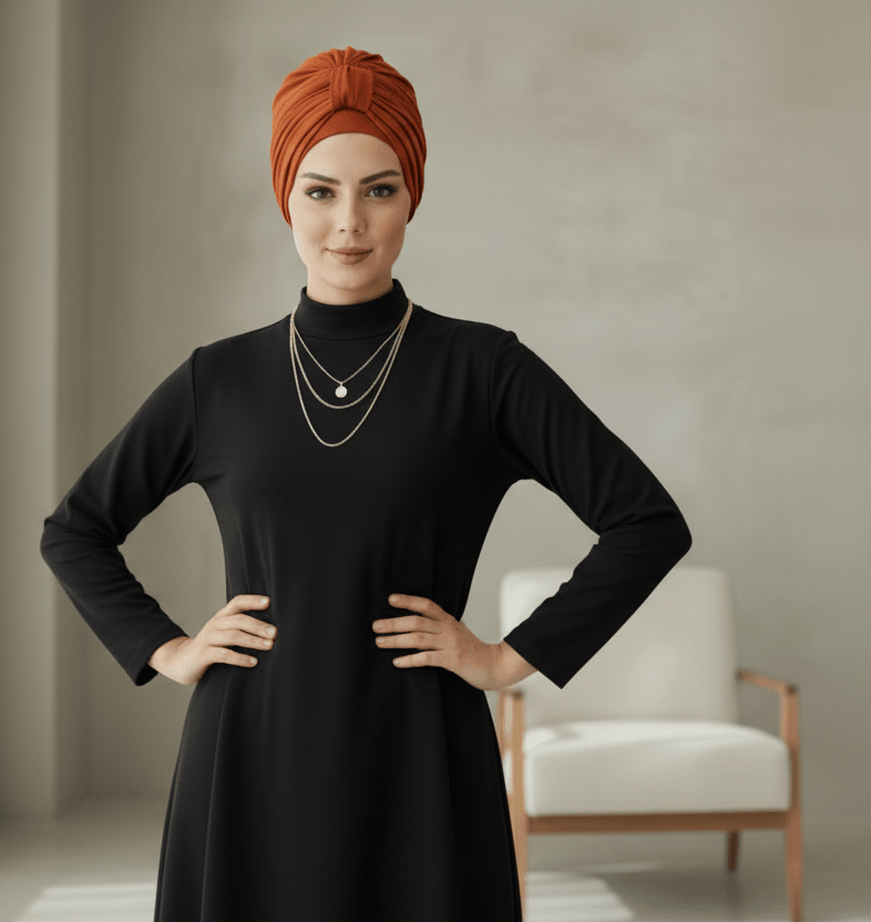 Ebruli Köprülü Turkish Turban — Ready to Wear - ZIZI Boutique