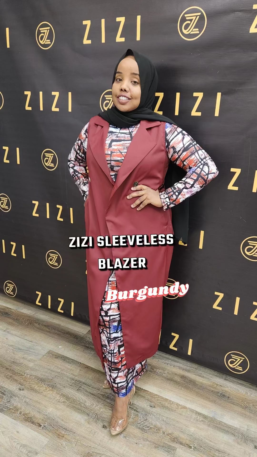ZiZi Maxi Sleeveless Blazer