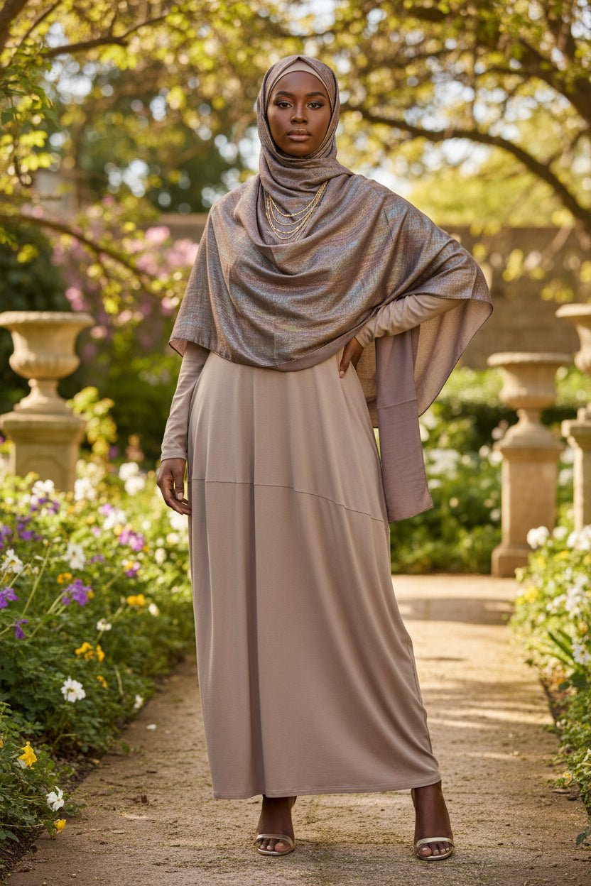 Jamila Jersey Patch Maxi Dress - ZIZI Boutique