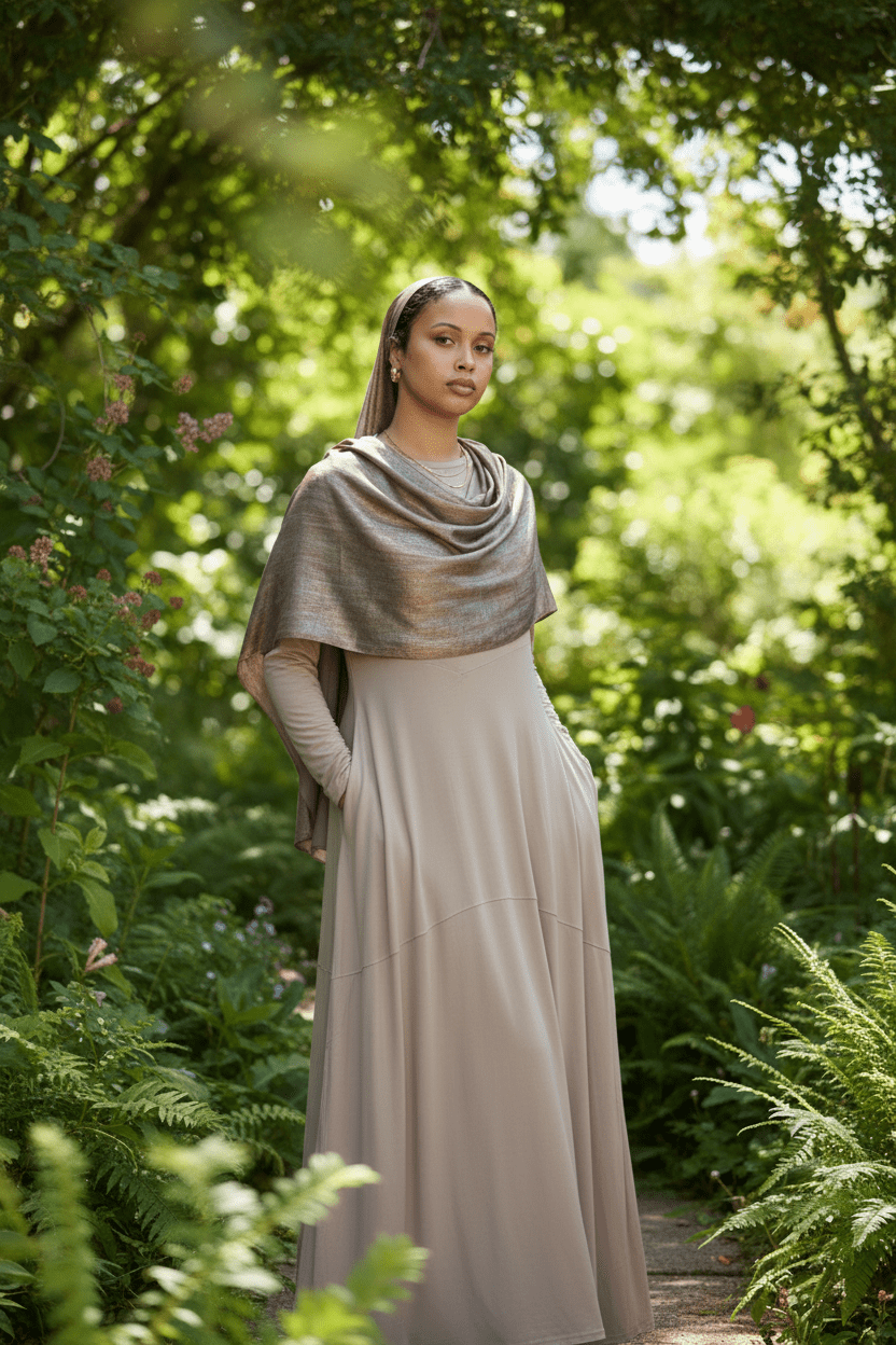 Jamila Jersey Patch Maxi Dress - ZIZI Boutique