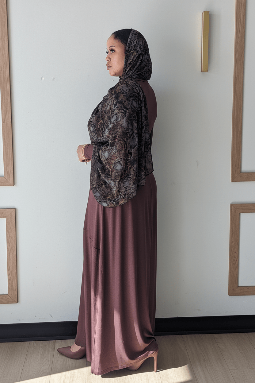 Jamila Jersey Patch Maxi Dress - ZIZI Boutique