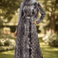 Ladan Dual Print Maxi Dress - ZIZI Boutique