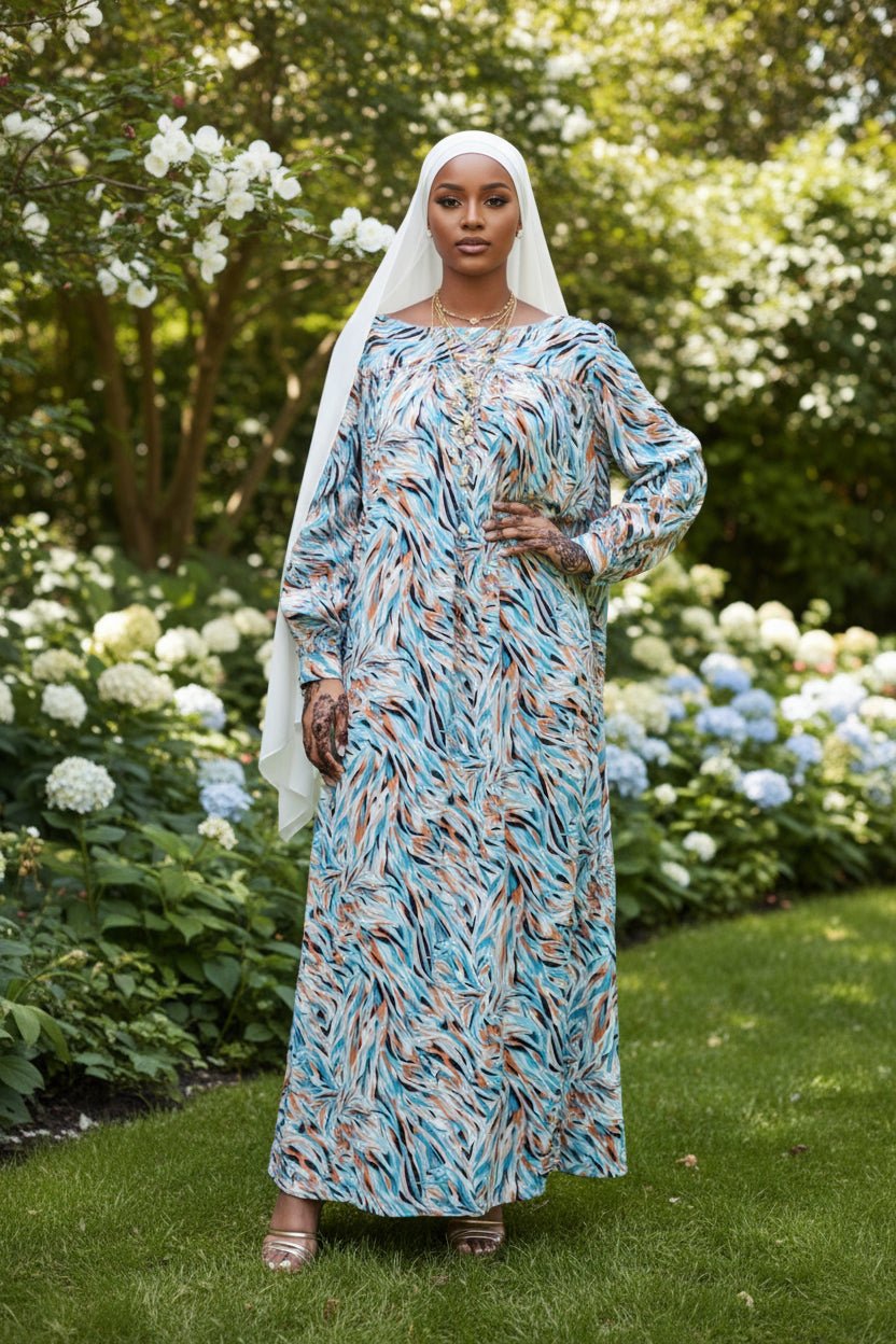 Layla Summer Print Maxi Dress - ZIZI Boutique