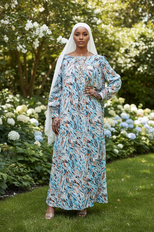 Layla Summer Print Maxi Dress - ZIZI Boutique