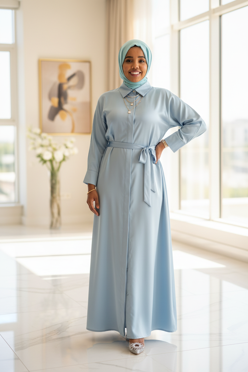 Light Blue Mimi Dress Layla