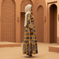 Mustard Multicolor Winter Maxi Dress - ZIZI Boutique