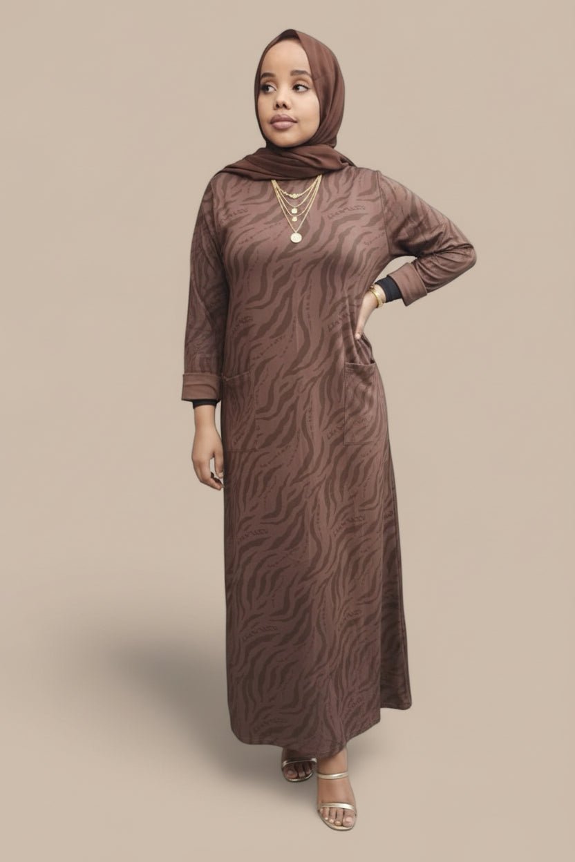 Nora Print Maxi Dress - ZIZI Boutique