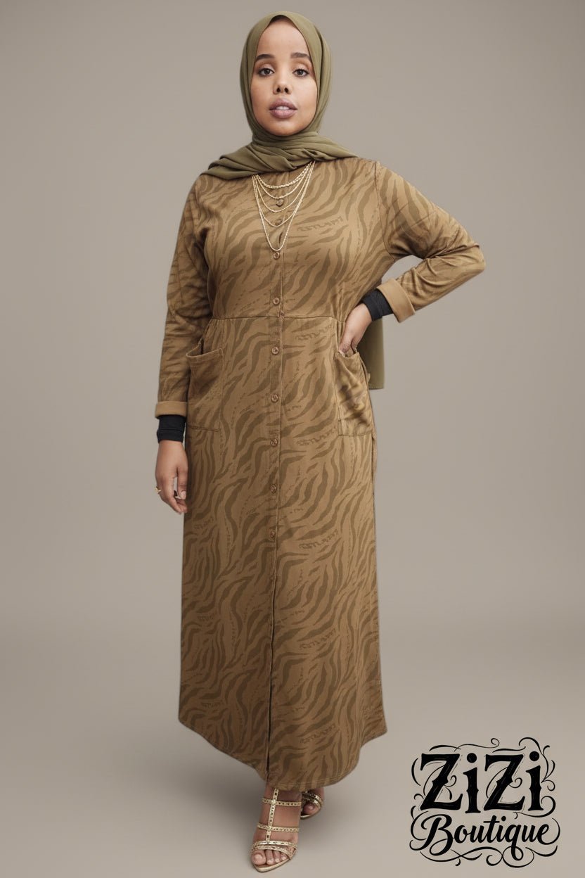 Nora Print Maxi Dress - ZIZI Boutique