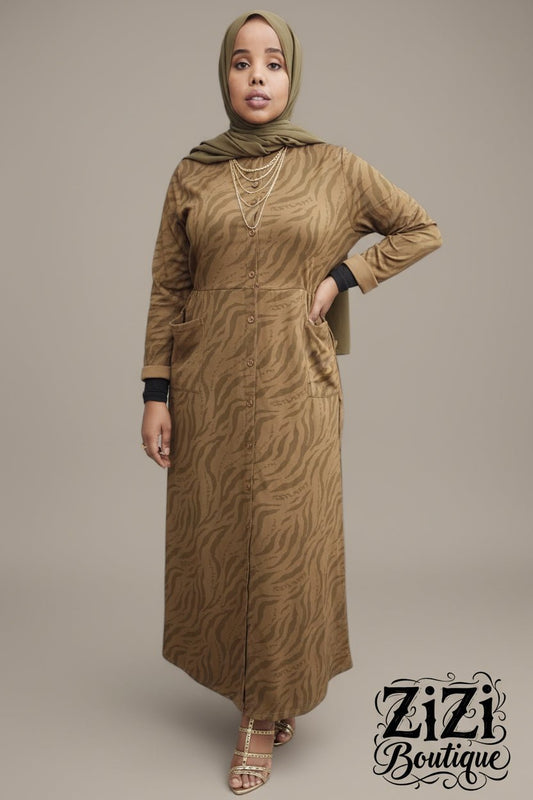 Nora Print Maxi Dress - ZIZI Boutique