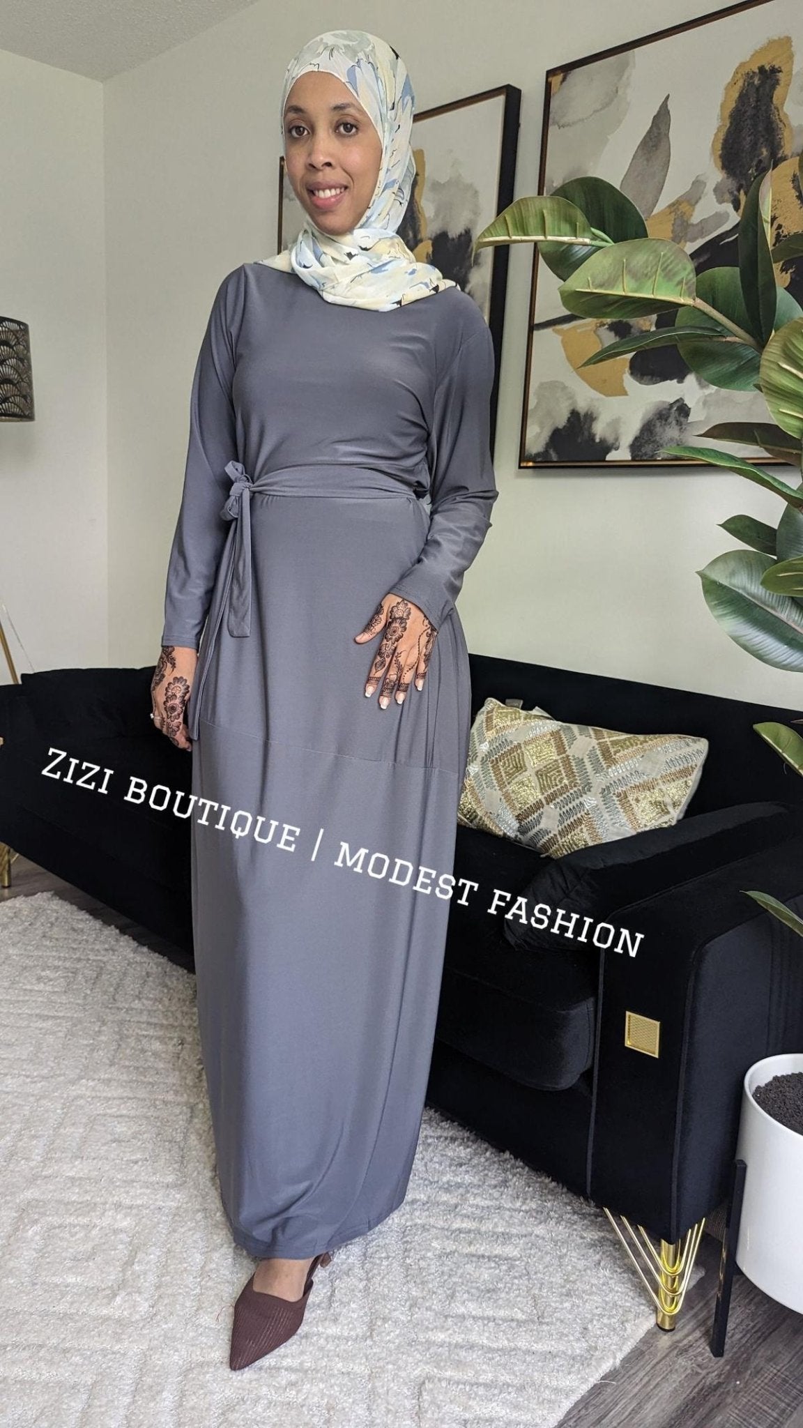 Patch Maxi Dress V3 - ZIZI Boutique