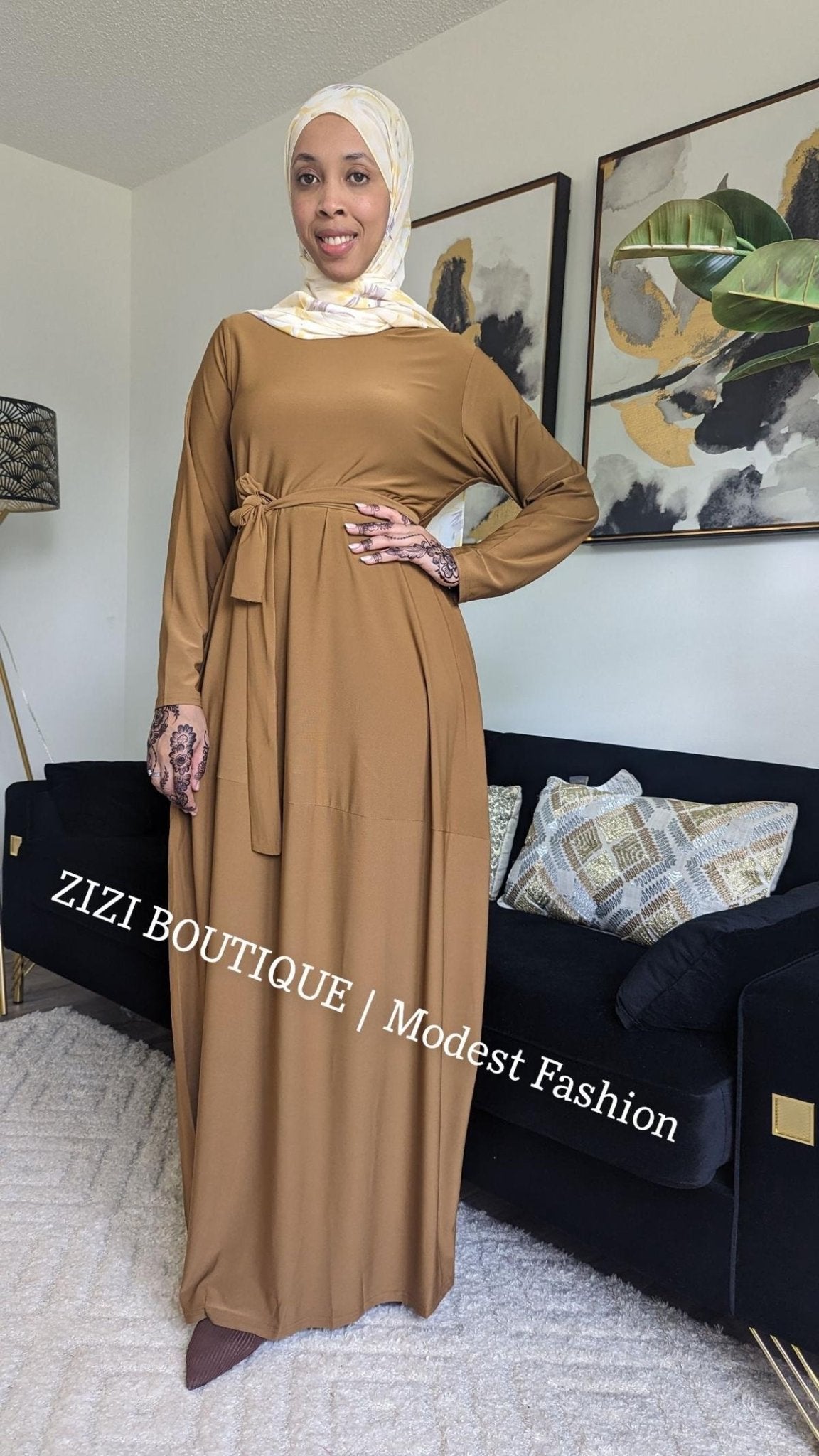Patch Maxi Dress V3 - ZIZI Boutique