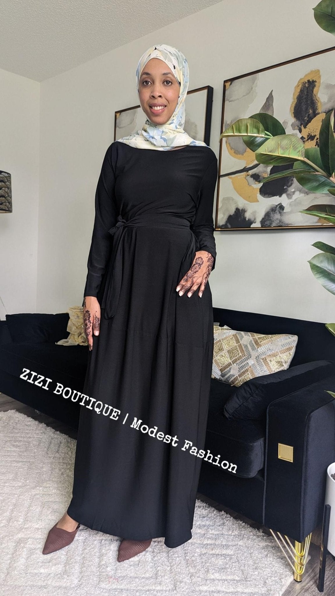 Patch Maxi Dress V3 - ZIZI Boutique