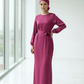 Raaliya Satin Maxi Dress — Graduation & Evening Gown - ZIZI Boutique