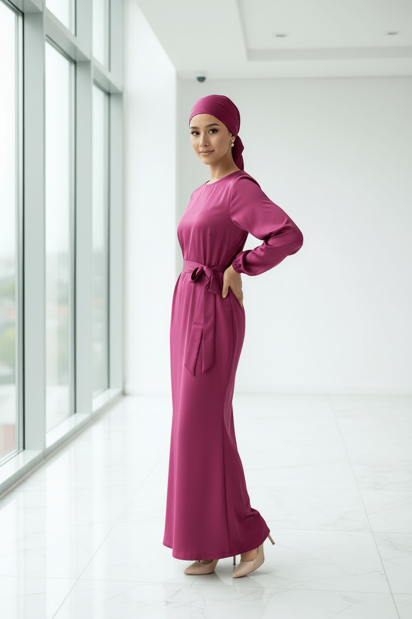 Raaliya Satin Maxi Dress — Graduation & Evening Gown - ZIZI Boutique