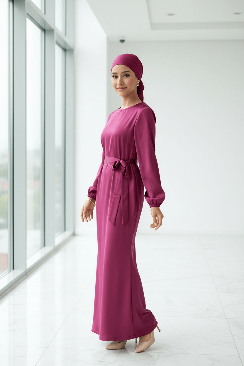 Raaliya Satin Maxi Dress — Graduation & Evening Gown - ZIZI Boutique