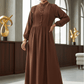Rani Modest Maxi Dress — Button Detail - ZIZI Boutique