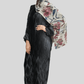 Ribbon Pleated Maxi Dress — Long Sleeve - ZIZI Boutique