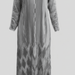 Ribbon Pleated Maxi Dress — Long Sleeve - ZIZI Boutique