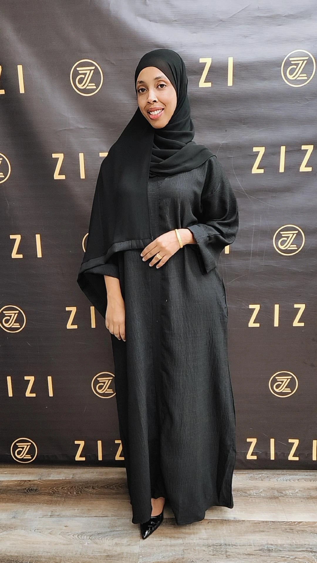 ZZ Linen Dress Abaya
