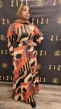 Habibi Modest Maxi Print Dress