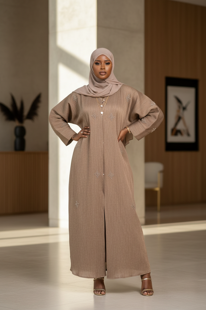 Jawana Linen Abaya - NEW