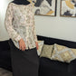 ZZ Print Dress Shirt - MIDI Blocks