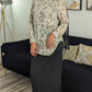 ZZ Print Dress Shirt - MIDI Blocks