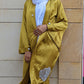 Satin Flower Kimono — Lime - ZIZI Boutique