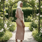Shiny Stripe Maxi Dress - ZIZI Boutique