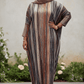 Suede Streaks Butterfly Maxi Dress - ZIZI Boutique