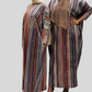 ZIZI Suede Streaks Butterfly Modest Maxi Dress featuring a vibrant striped design for stylish comfort.