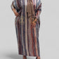 ZIZI Suede Streaks Butterfly Modest Maxi Dress with elegant stripes and comfortable fit