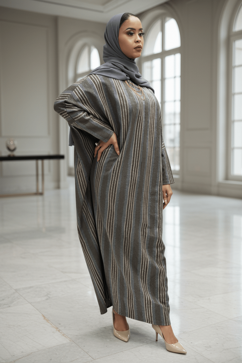 Suede Stripes Butterfly Maxi Dress - ZIZI Boutique