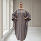 Suede Stripes Butterfly Maxi Dress - ZIZI Boutique